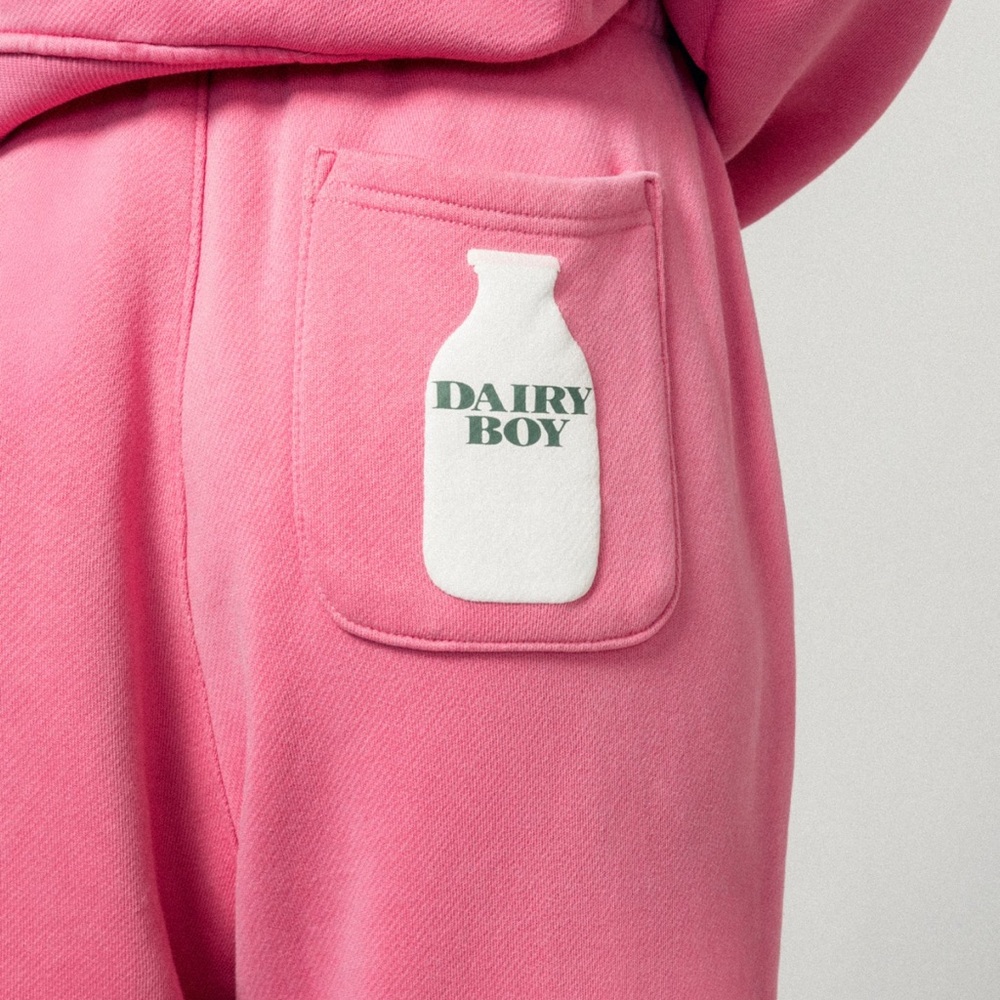 Dairy Boy NWT Pink Milk Bottle Sweatpants